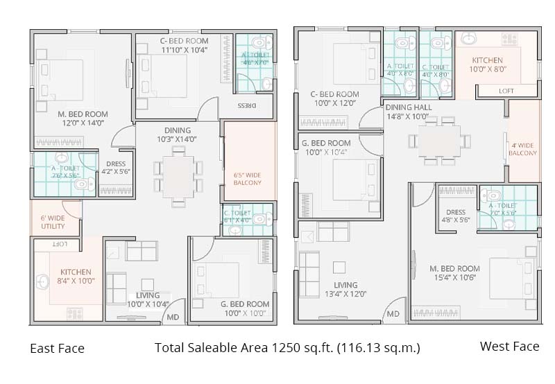 Flats for sale in Kowkur, 2/3 BHK Apartments in Kowkur, Affordable